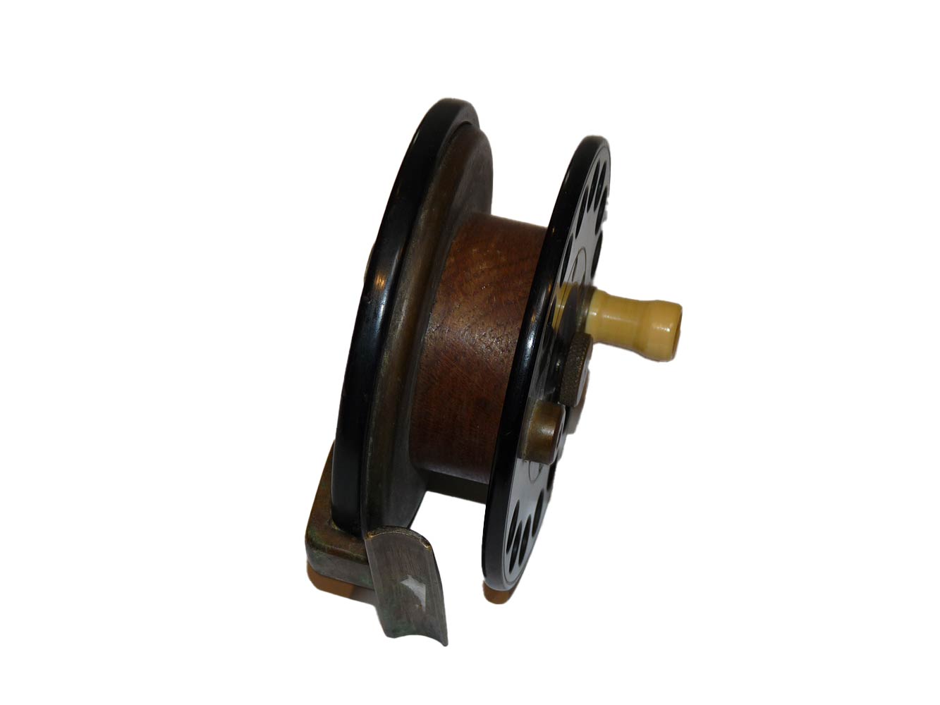 Allcock 4'' ebonite 'Facile' Scarborough reel - Image 2