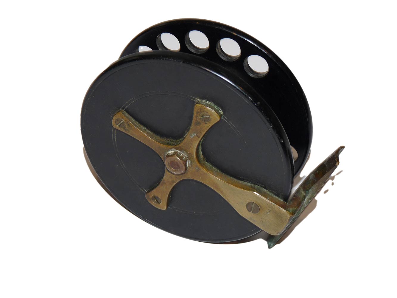 Allcock 4'' ebonite 'Facile' Scarborough reel - Image 4