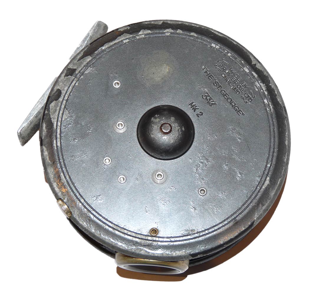 Hardy St George two screw drum latch reel 3 3/4" with Hardy case - Image 6