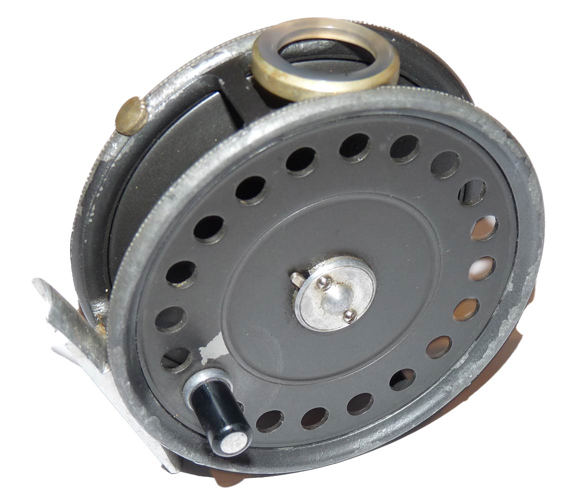Hardy St George two screw drum latch reel 3 3/4" with Hardy case - Image 7