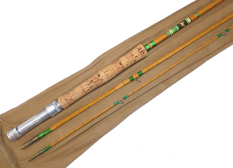 Allcock The Sapper 9' three piece split cane fly fishing rod