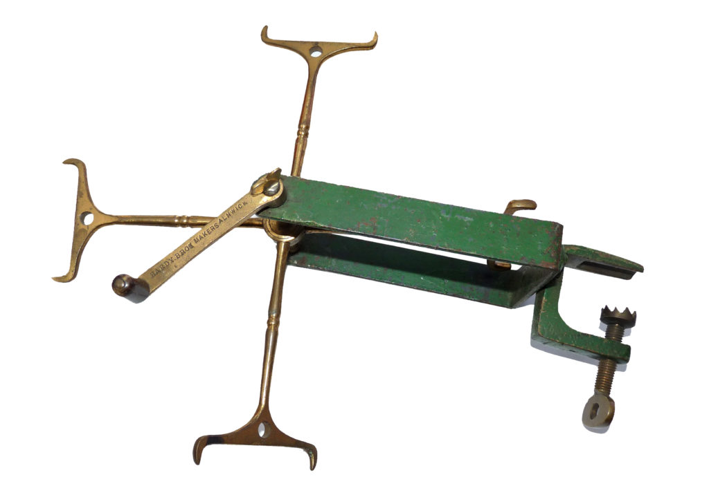 Hardy Improved vintage Line Drier c1900 with brass screw in arms & original paint