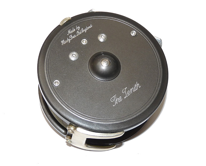 Hardy Alnwick Zenith vintage wide drum alloy fly fishing reel best condition + spool + lines