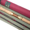 Orvis Trident 15’ 3 piece graphite salmon fly rod in fine pre owned condition. #10, weight 11-5/8 oz. Tip Flex 11.5,
