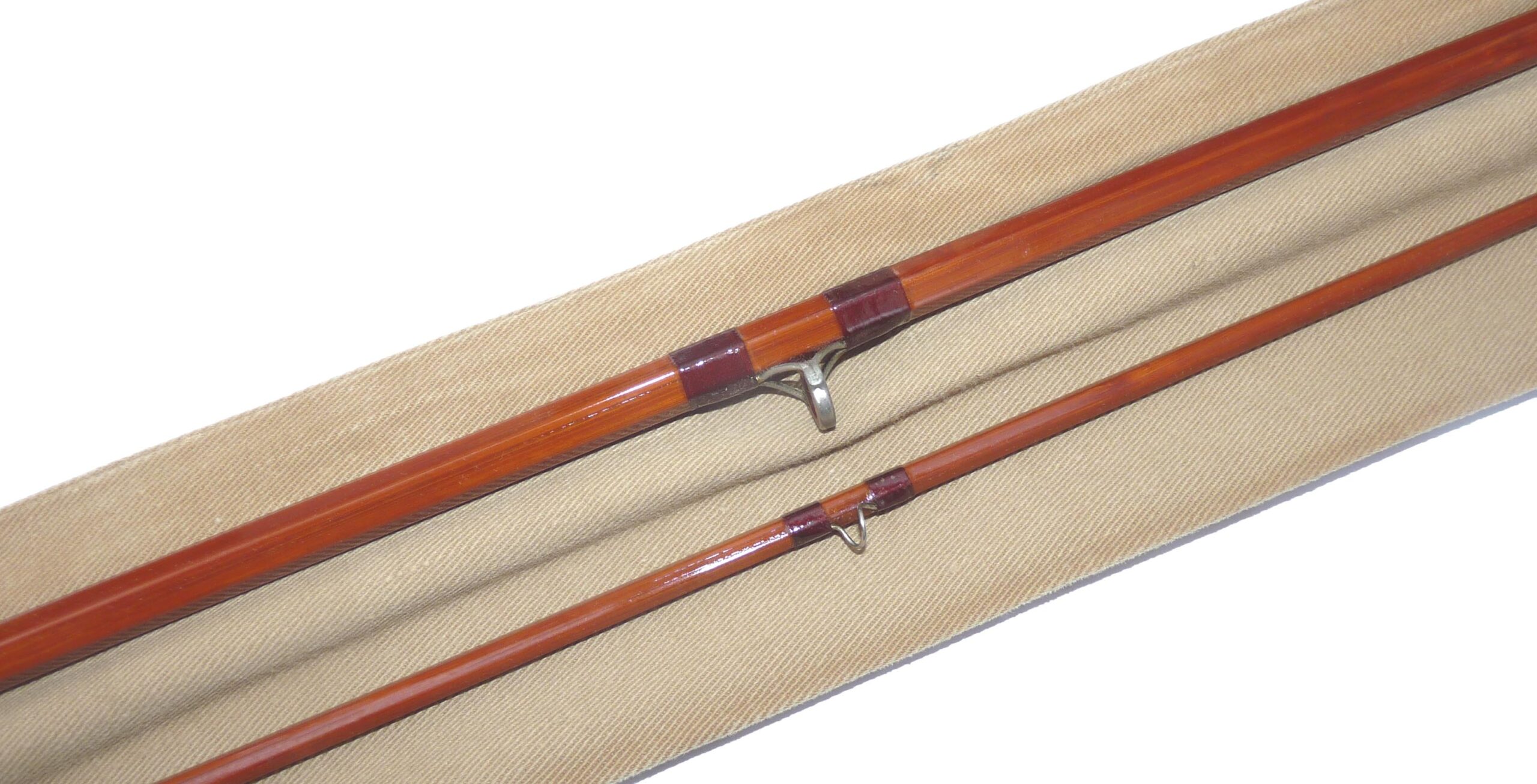 Sharpe’s of Aberdeen “The Scottie” 10’ two-piece Scottish impregnated cane trout fly rod, line rate #7, - Image 4