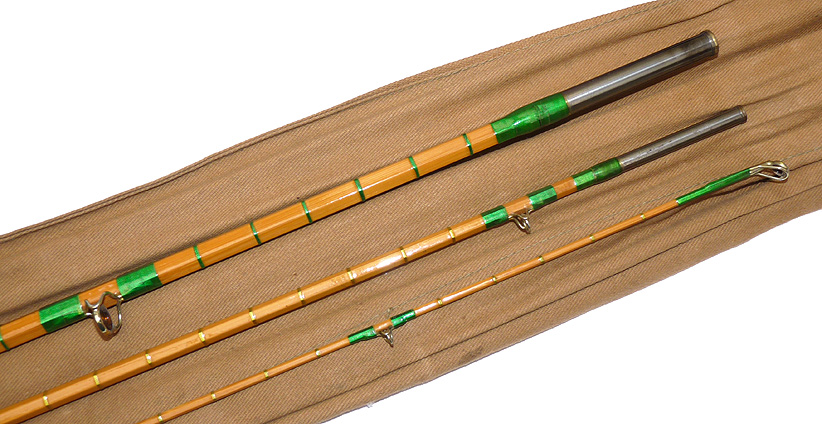 Allcock The Sapper 9' three piece split cane fly fishing rod - Image 6