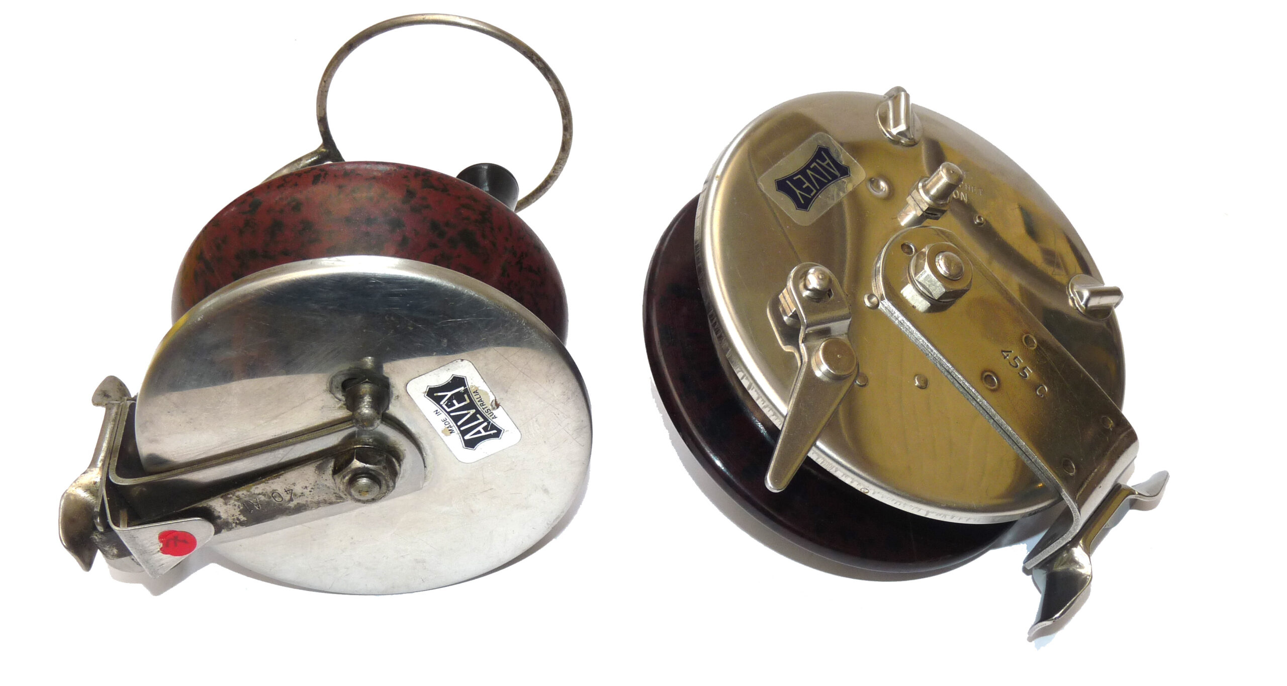 2 Alvey Australia bakelite side caster and boat fishing reels, use or collect - Image 3