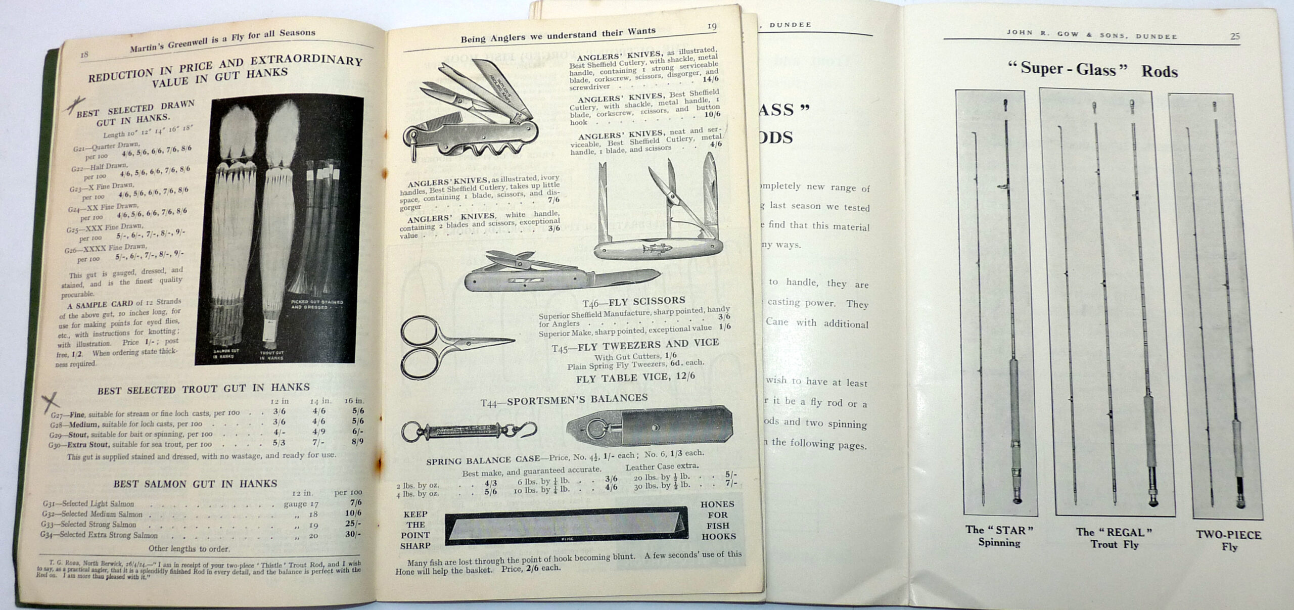 John R Gow of Dundee, 1953,Alex Henry Edinburgh Scottish vintage fishing tackle catalogues - Image 3