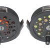 Shakespeare Super Condex 4.25” narrow drum alloy salmon fly reels x2 J.W Young