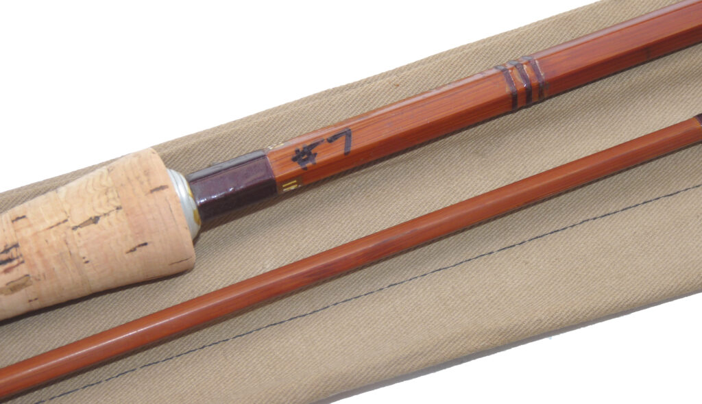 Sharpe’s of Aberdeen 10’ 2 piece split cane trout fly rod - Image 2