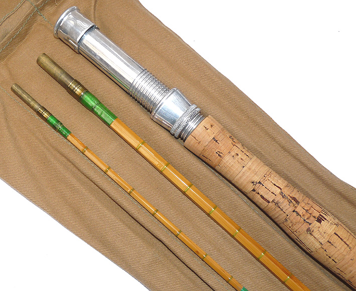 Allcock The Sapper 9' three piece split cane fly fishing rod - Image 5