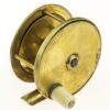 Farlow London 3" brass plate wind reel c1880