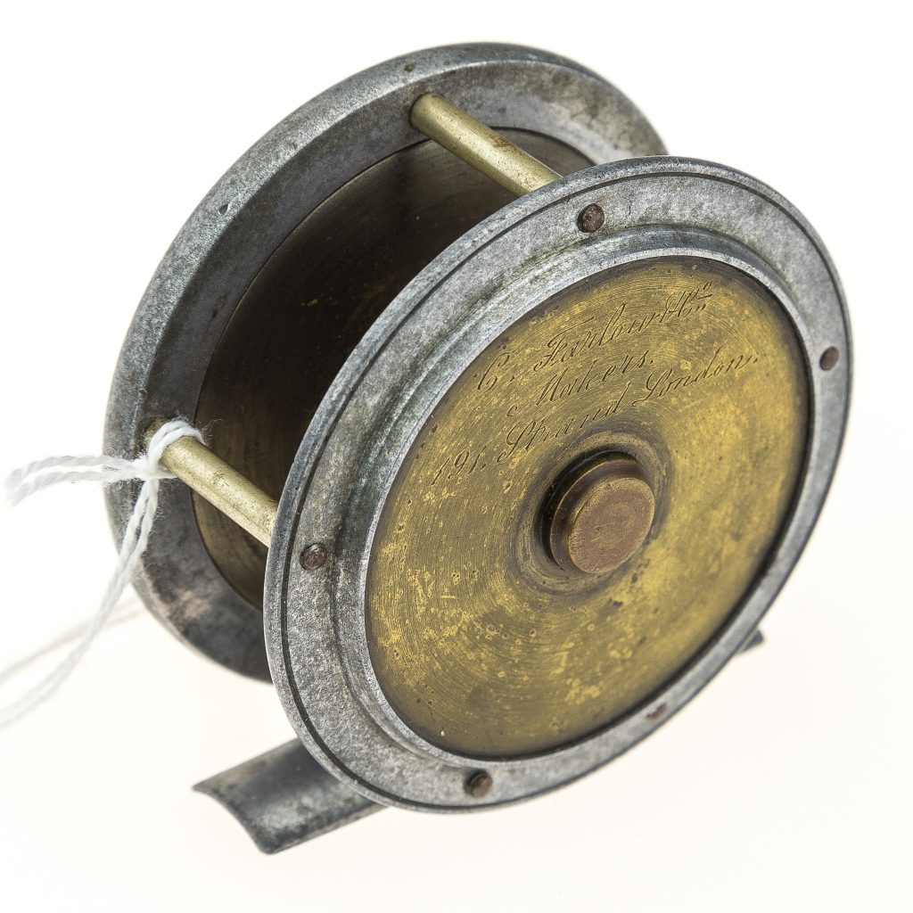 C Farlow and Co. Makers Part Aluminium Trout Reel 2 3/4 inch
