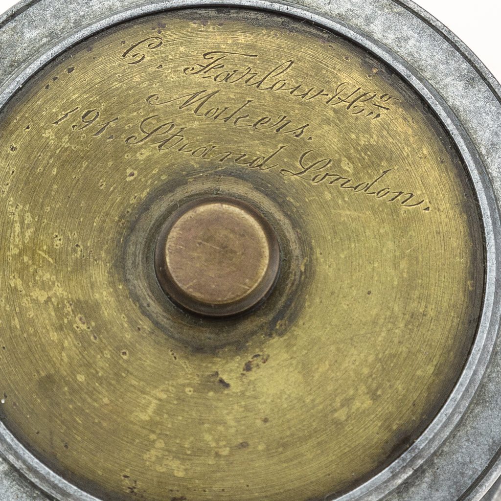 C Farlow and Co. Makers 2.75'' brass & alloy trout reel - Image 2