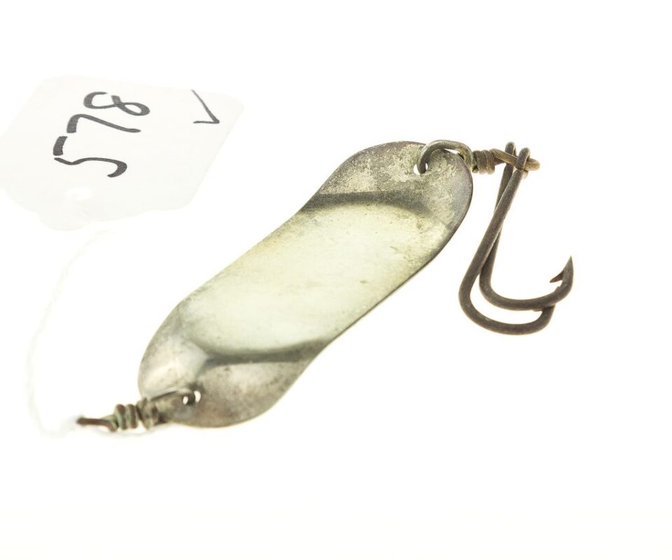 Hardy Stewart Spoon 3.5" big game with makers stamp