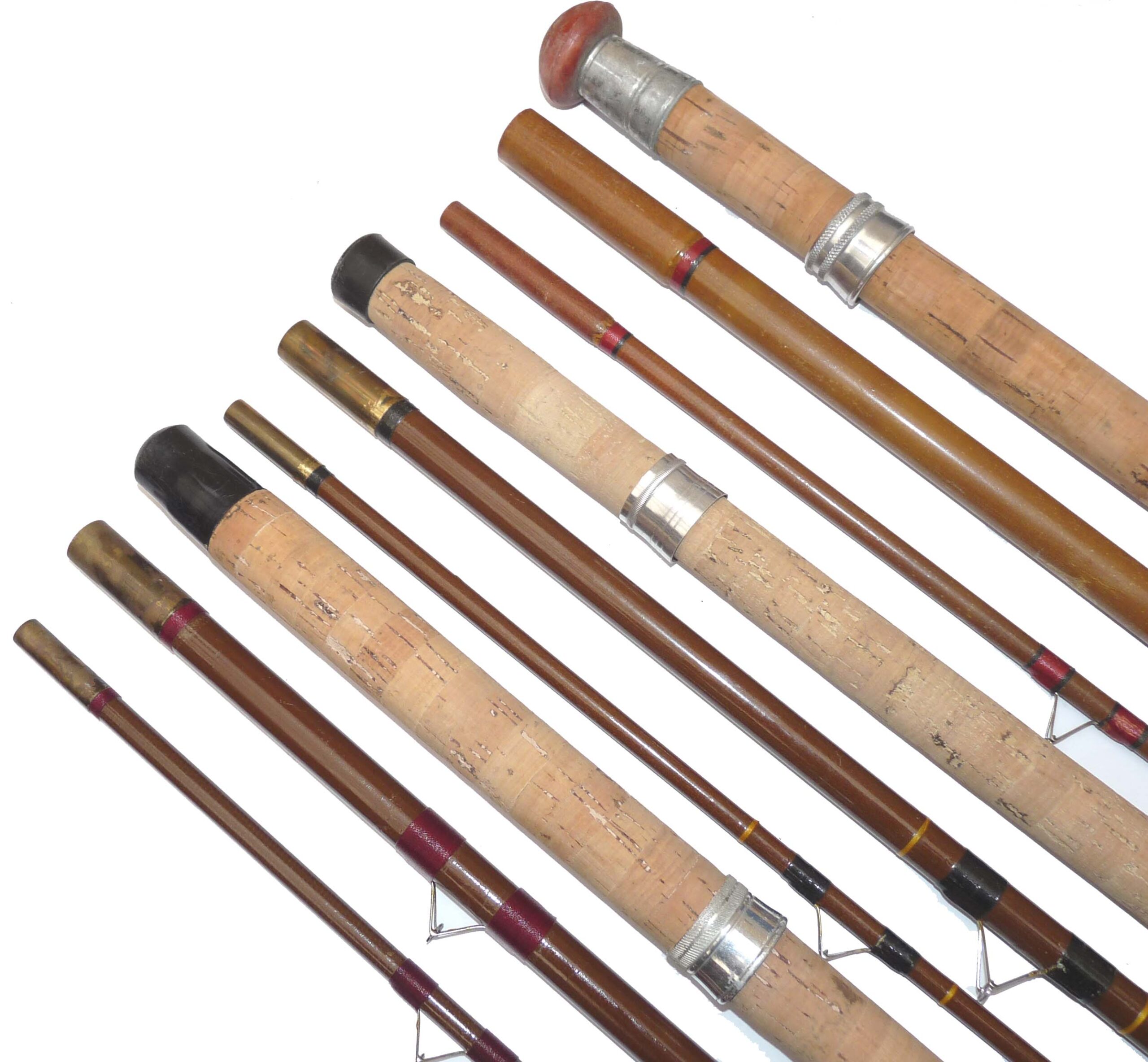 Milbro Enterprise 14'6 glass match rod + 2 others c 1970 in fine fishable cond. - Image 4