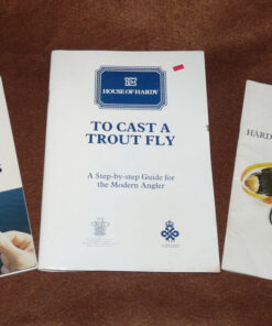 3 Hardy soft back booklets, “The Hardy Book Of Flies” Knots and another for collector