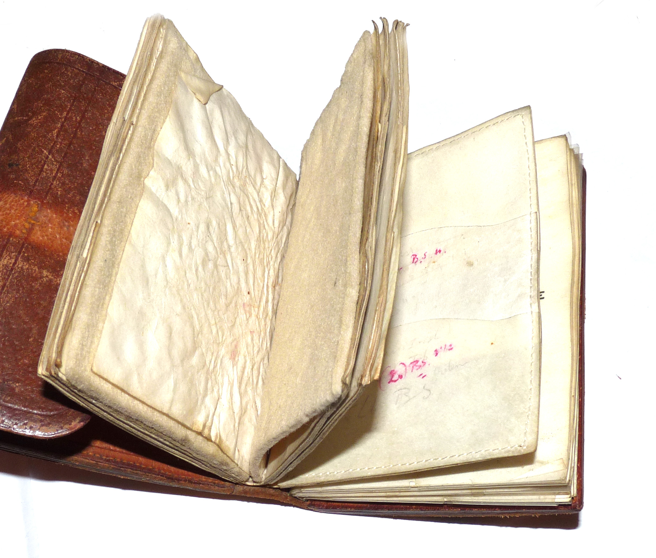 Hardy The Houghton Cast Case, 3 antique wallets one marked “Capt. J.M. Rogers, Royal Dragoons” - Image 4