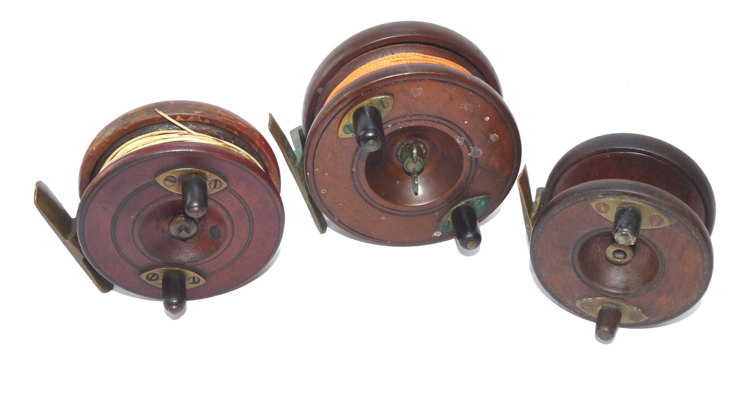 Allcock of Redditch 3.5” Nottingham shallow drum reel + 4" pike salmon + 3" coarse fishing model