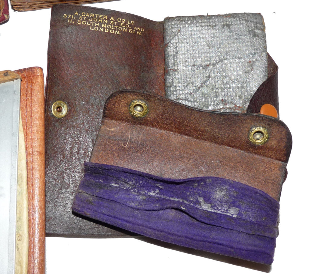 Farlow Hardy The Wallet Carter & 2 other vintage salmon fly wallets for collector - Image 2