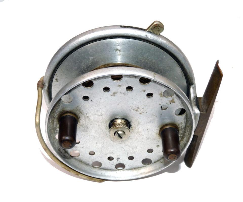 Hardy Longstone 4" vintage sea reel ventilated drum+ line guide