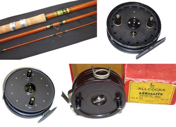 Allcock fishing rods and reels
