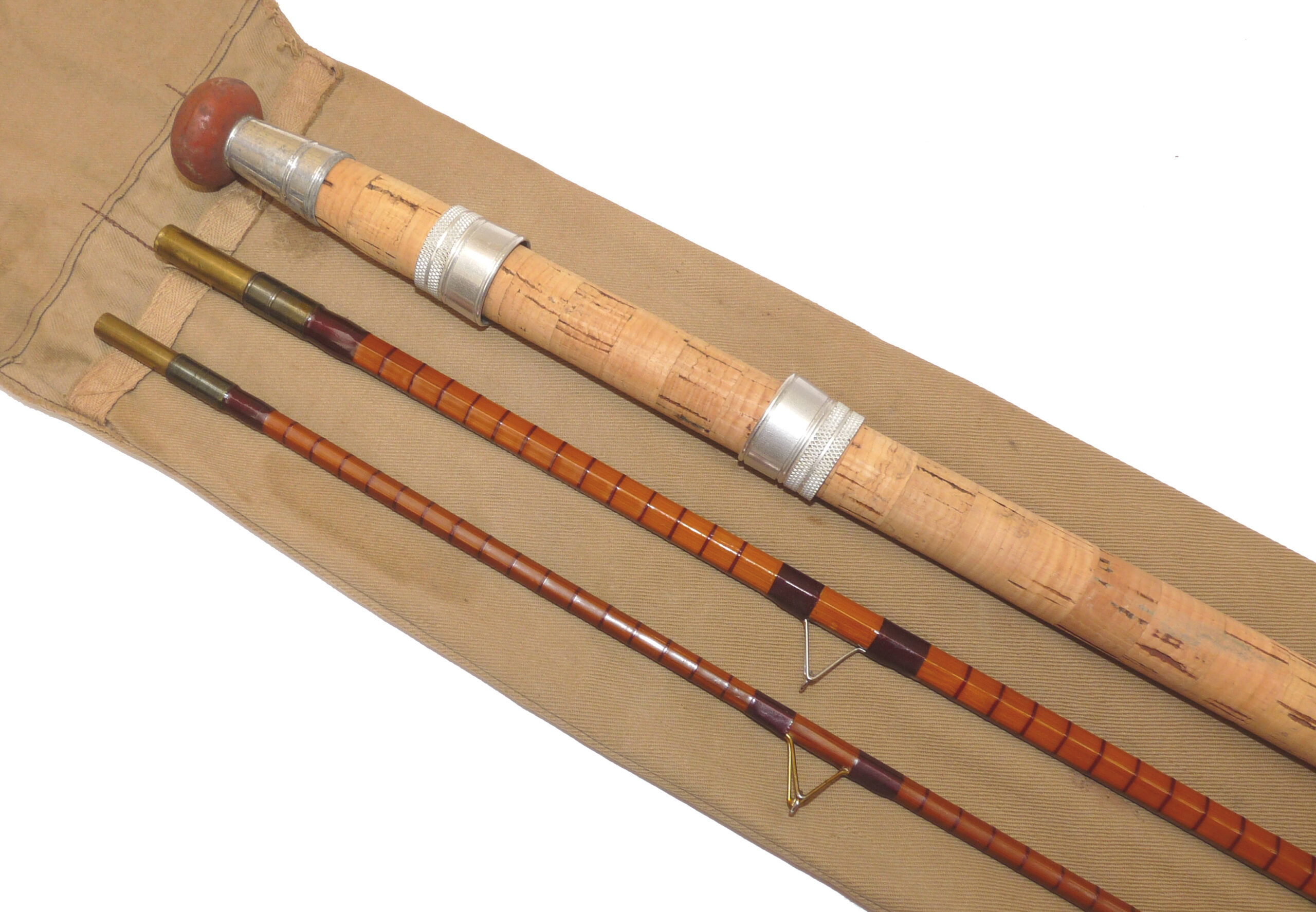 B James & Son, England Avon Perfection, 11’ 4” 3-piece split cane coarse fishing rod in fine condition. - Image 2