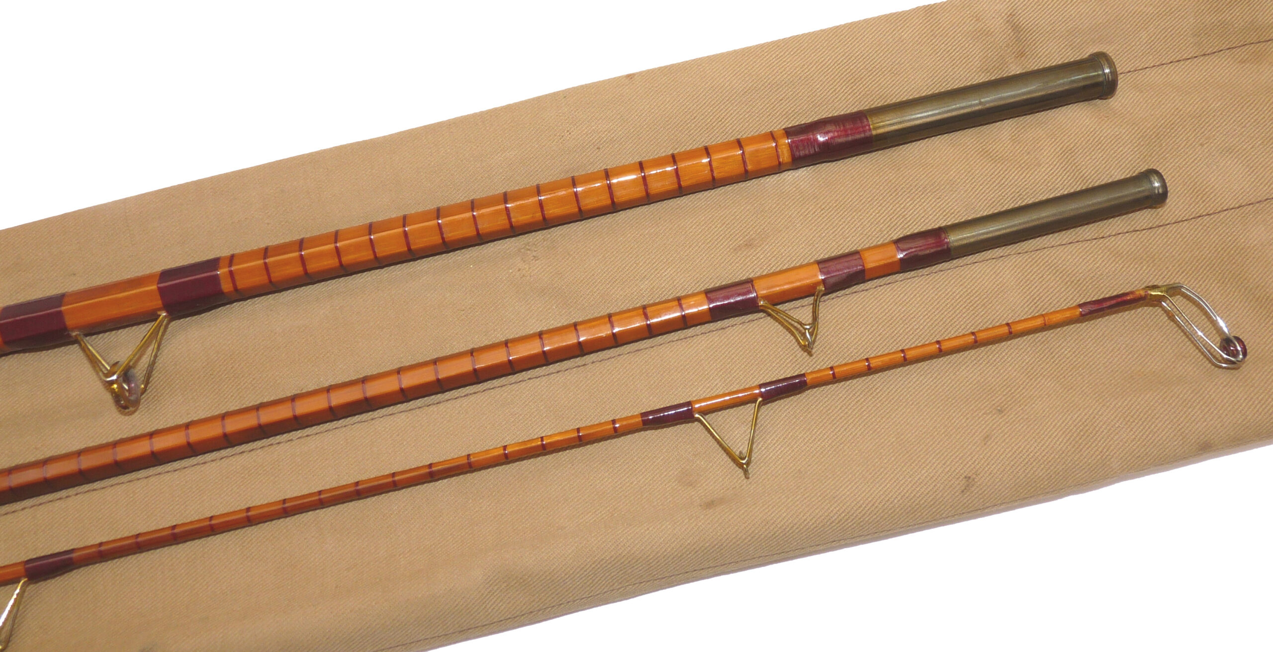 B James & Son, England Avon Perfection, 11’ 4” 3-piece split cane coarse fishing rod in fine condition. - Image 3