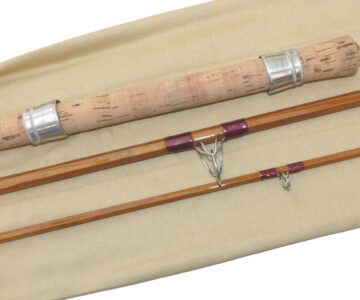 Chapman of Ware 500, 10’ 2 pce split cane Avon rod, collector