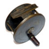 G Little & Co., Maker to HRH Prince of Wales, 3.5" antique brass salmon reel