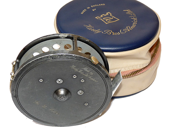 Hardy St Aidan 3.75" light alloy fly fishing reel with Hardy case for trout sea trout grilse - Image 4