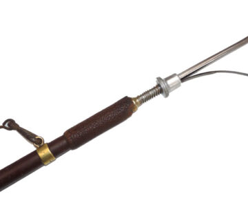 Hardy The Orchy vintage combined wading staff & gaff for salmon river fishing or display