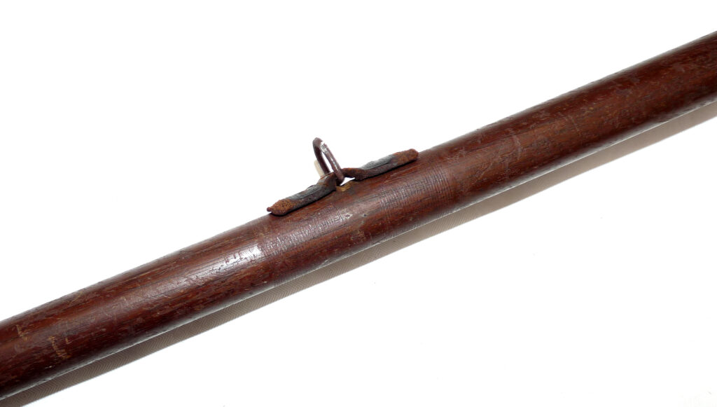 Alternative view of Hardy The Orchy vintage combined wading staff & gaff for salmon river fishing or display