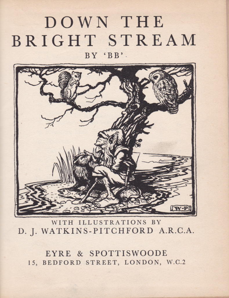 Down The Bright Stream, 'BB', 1955 2nd edition fishing book - Image 2