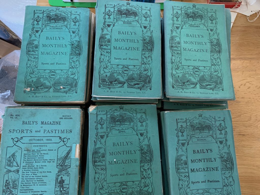 Baily's Monthly Magazine. Sports and Pastimes. (A collection of 74 copies)