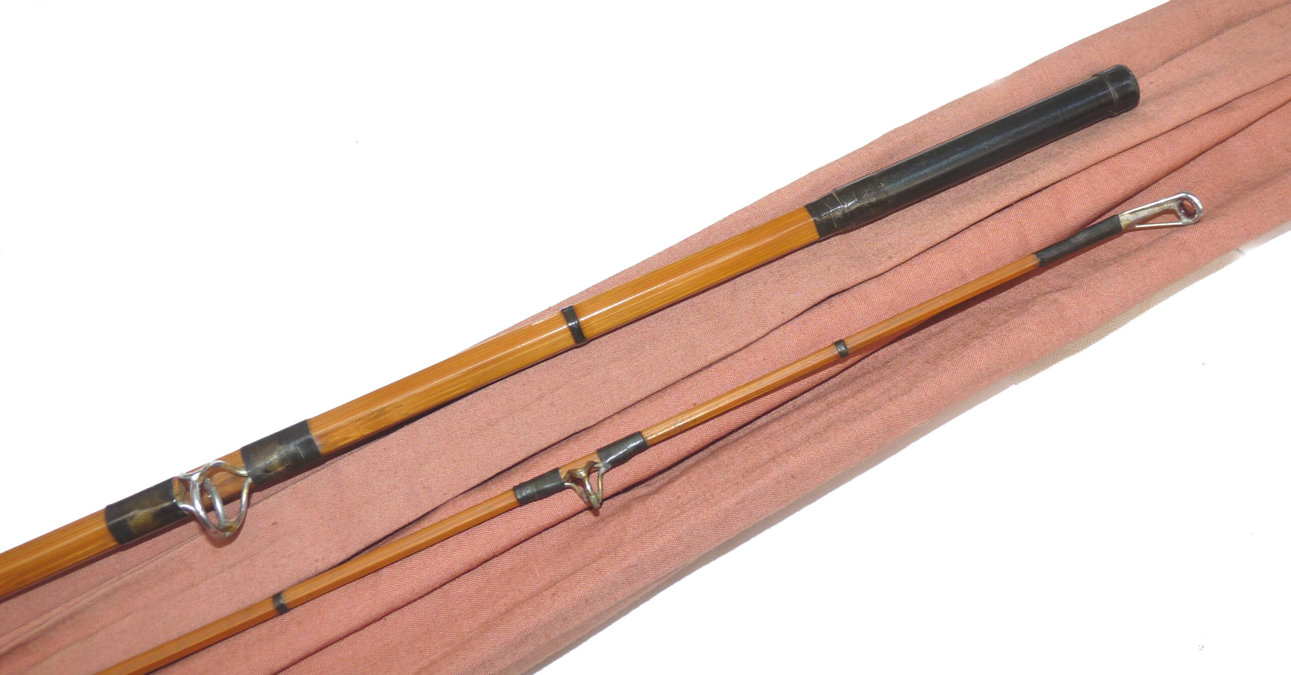 J B Walker of Hythe, Kent 10’ 2-piece split cane Avon rod, fine original condition carp tench barbel - Image 4