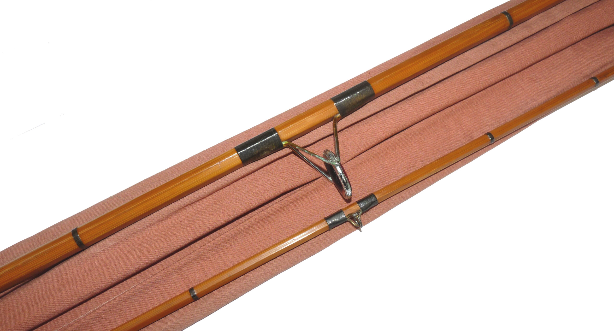 J B Walker of Hythe, Kent 10’ 2-piece split cane Avon rod, fine original condition carp tench barbel - Image 3