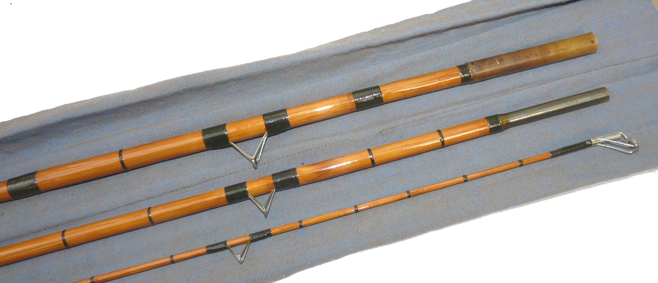 Benson of Islington “The River King” 4076 trotting Rod deluxe, 11’ 3 piece Avon vintage cane rod - Image 4