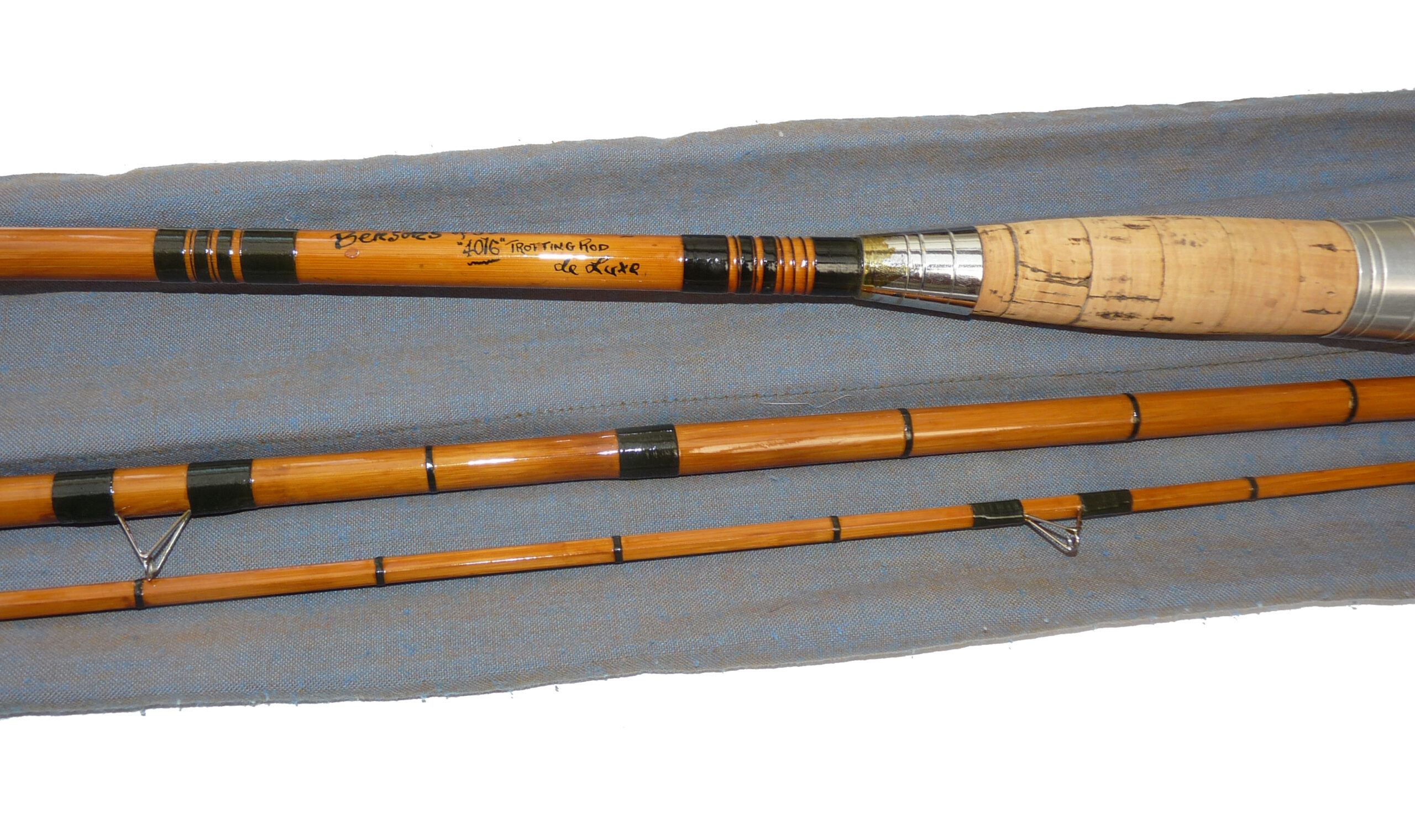 Benson of Islington “The River King” 4076 trotting Rod deluxe, 11’ 3 piece Avon vintage cane rod - Image 3