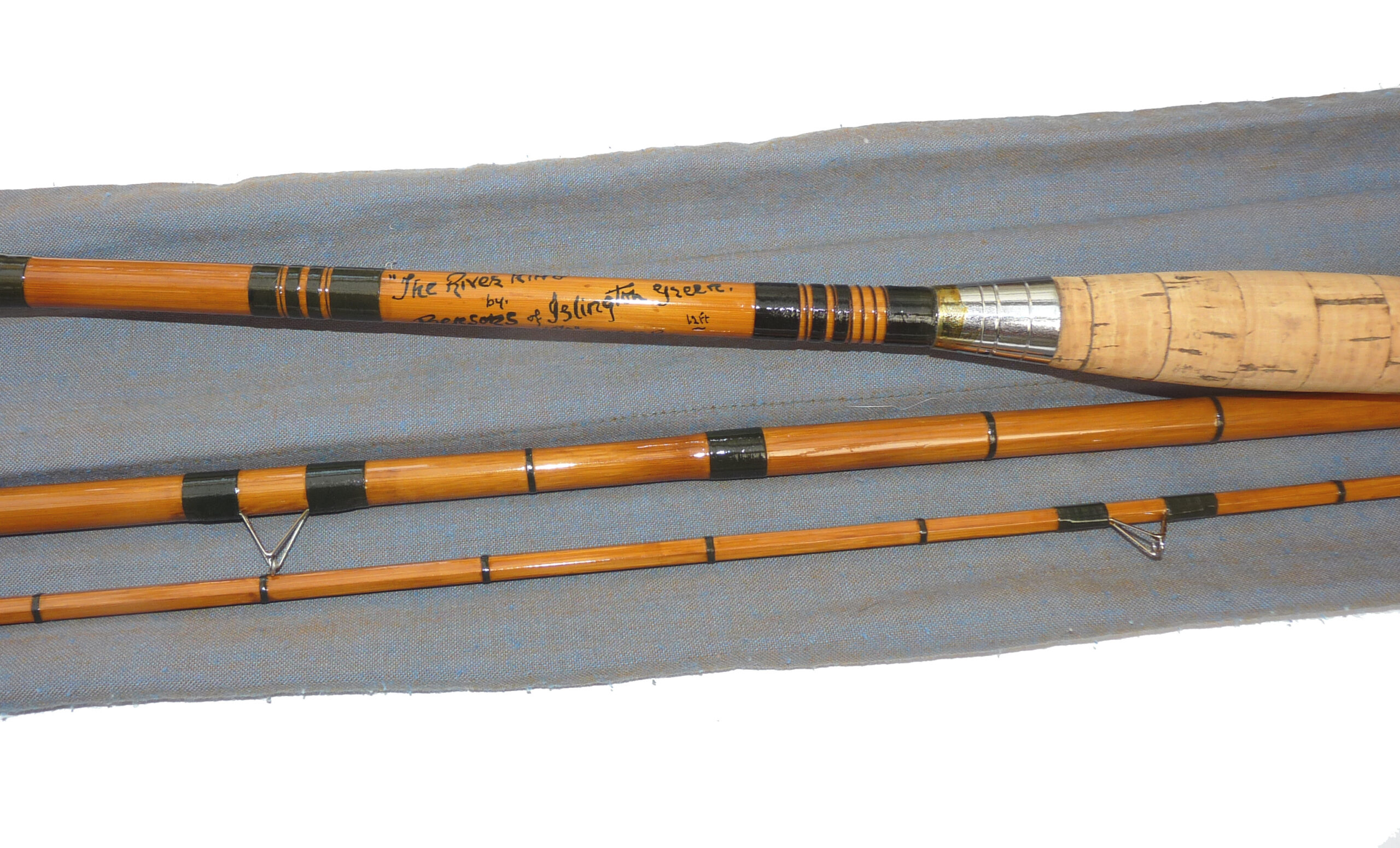 Benson of Islington “The River King” 4076 trotting Rod deluxe, 11’ 3 piece Avon vintage cane rod - Image 2