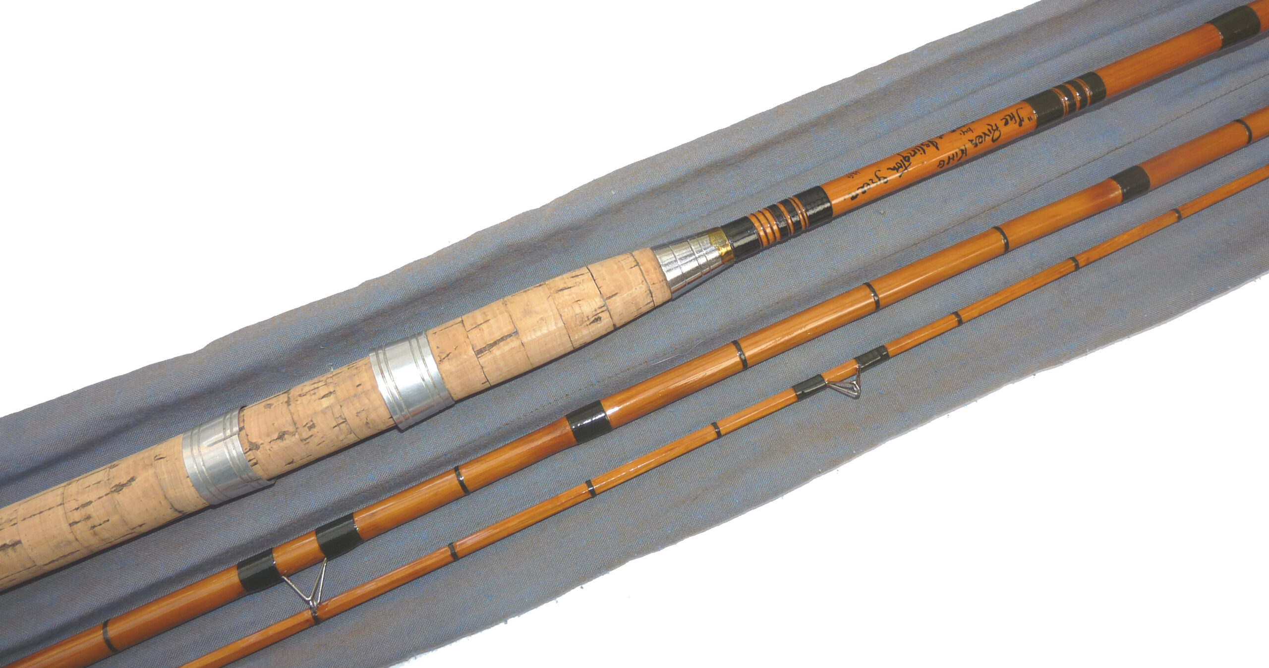 Benson of Islington “The River King” 4076 trotting Rod deluxe, 11’ 3 piece Avon vintage cane rod