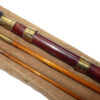 J Bernard & Son 10’6” 3 pce greenheart trout fly rod + polished wood handle