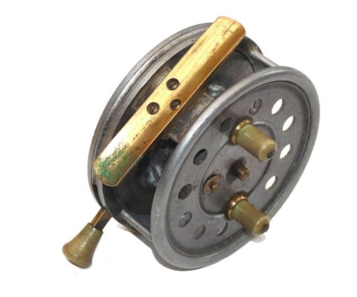JS Sharpe “The Scottie” 4” Silex pattern alloy drum casting reel