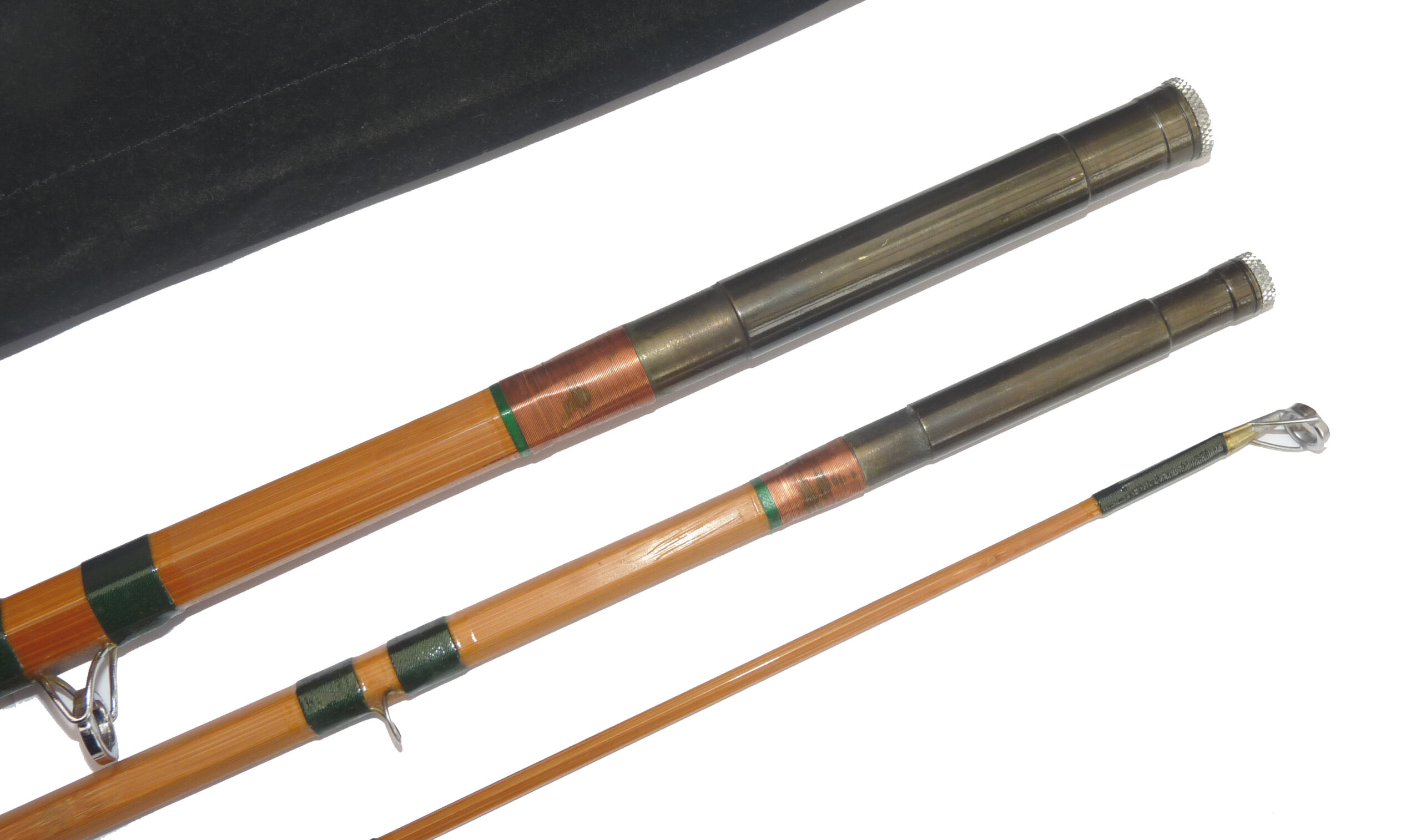 J.H. McGinn Highlander 13’ impregnated split cane salmon rod - Image 2