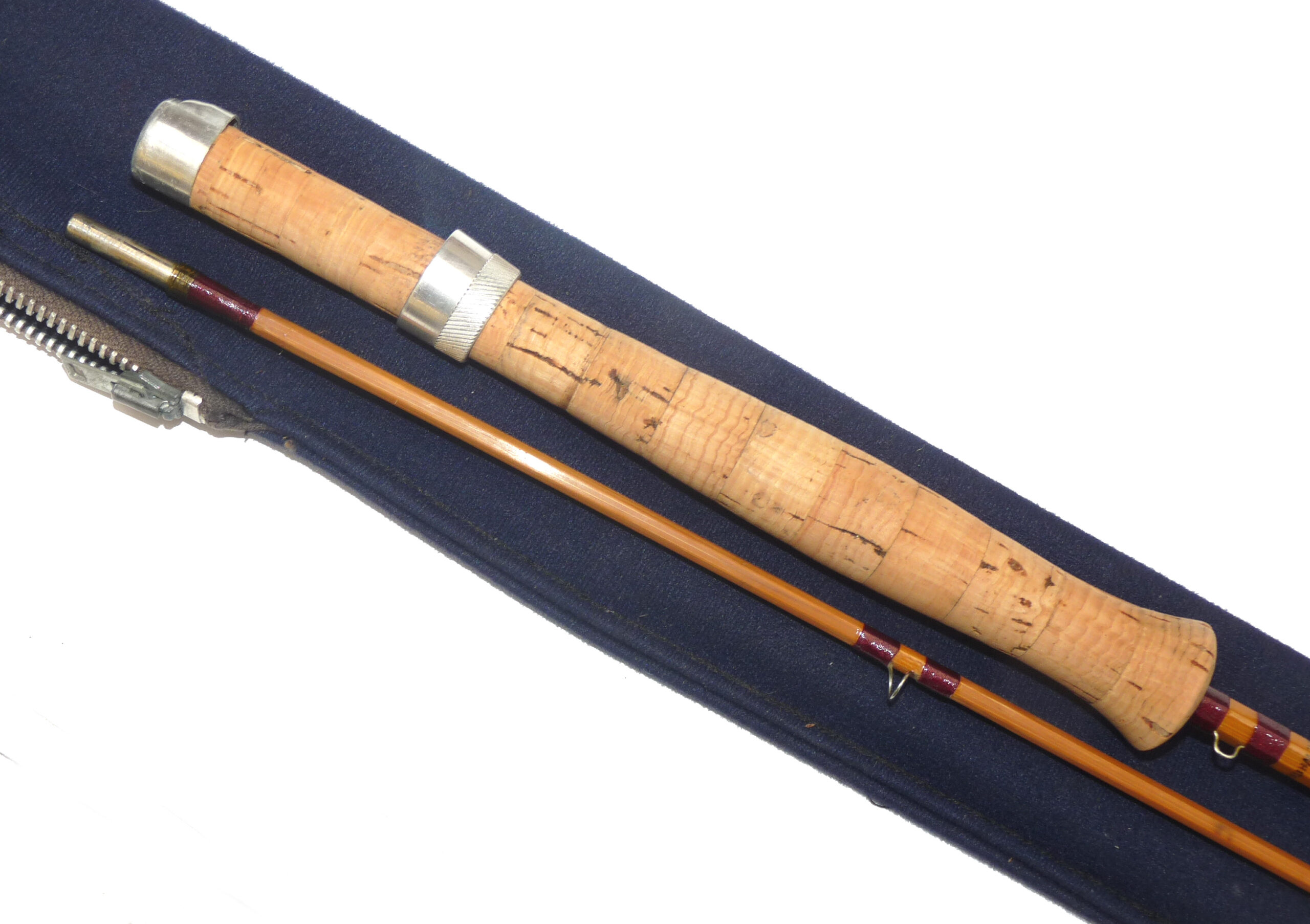 J.H. McGinn Highlander 13’ impregnated split cane salmon rod - Image 5