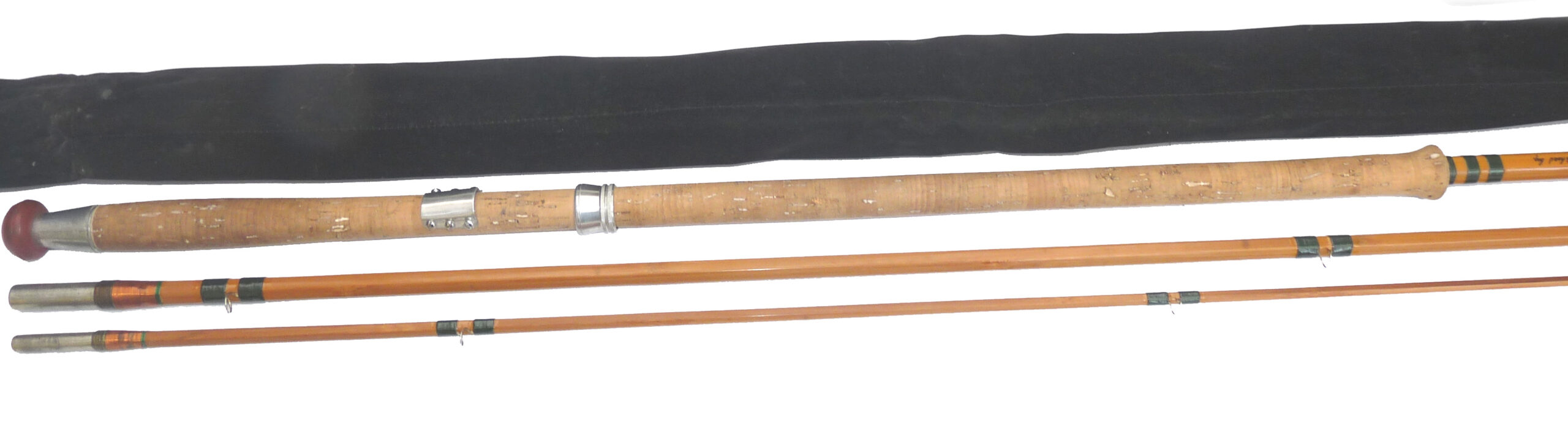 J.H. McGinn Highlander 13’ impregnated split cane salmon rod - Image 6
