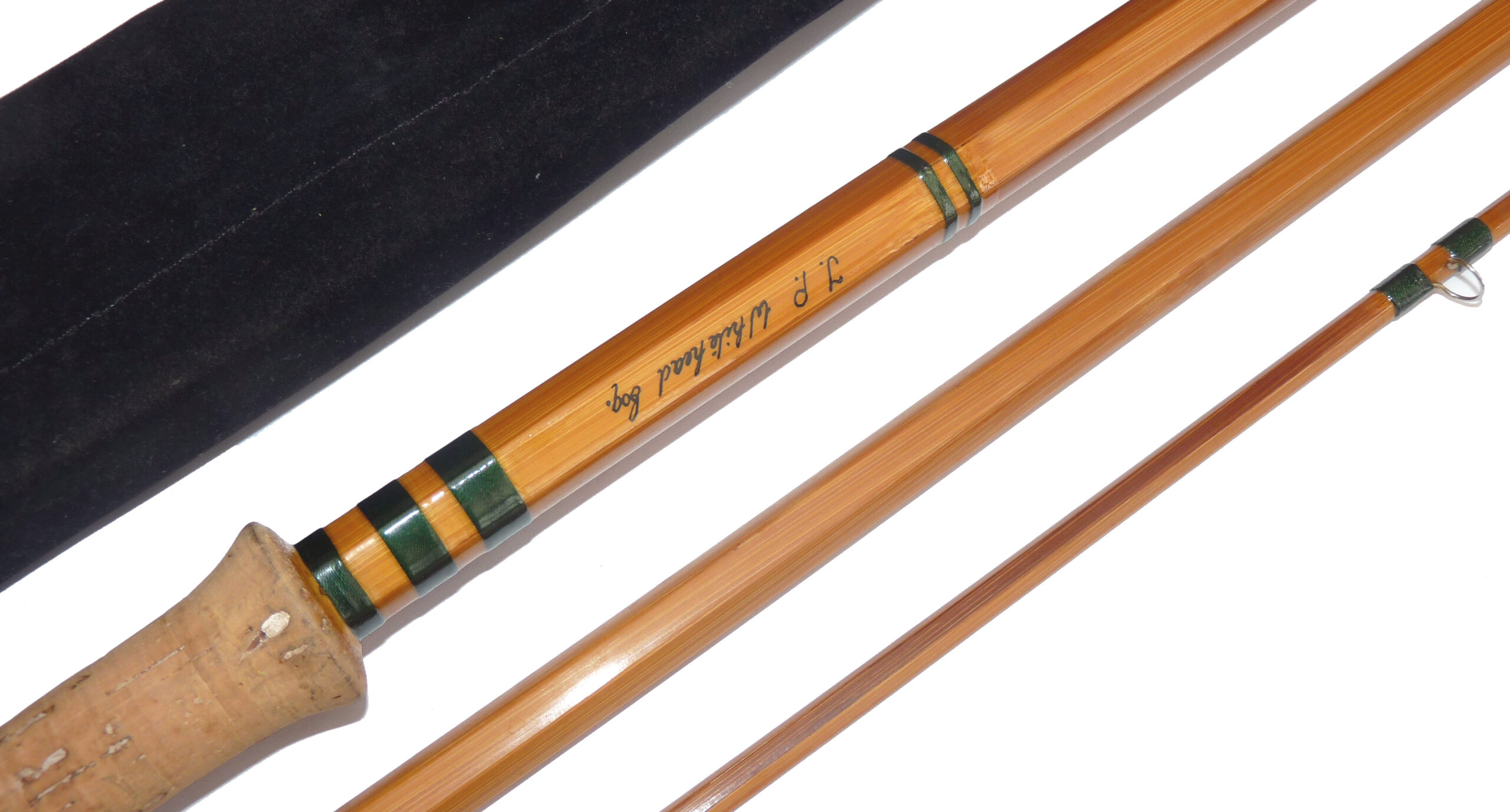 J.H. McGinn Highlander 13’ impregnated split cane salmon rod - Image 4