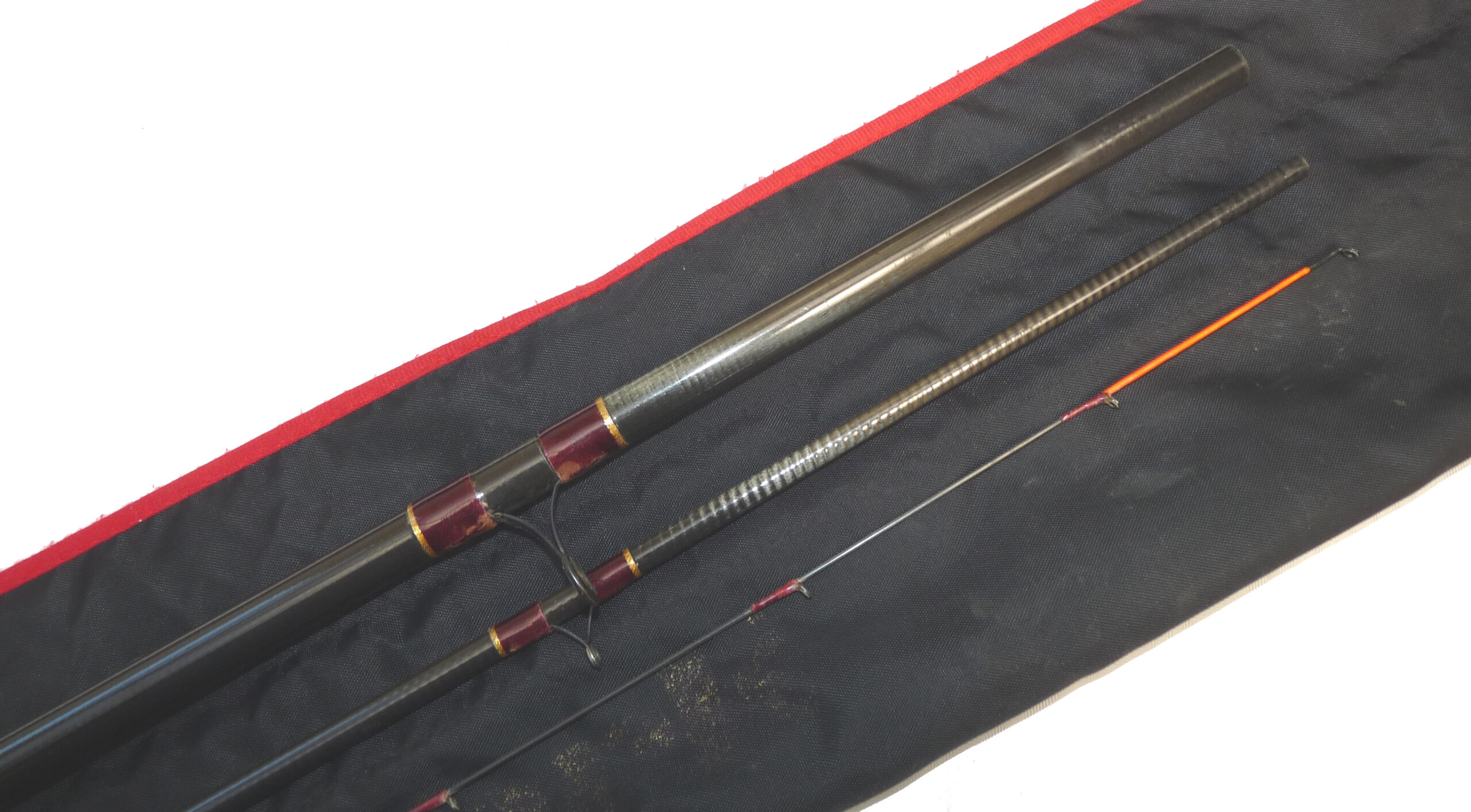 Normark Nova 11’ QuiverTip No2 carbon rod 3-piece with spliced end carbon tip - Image 2