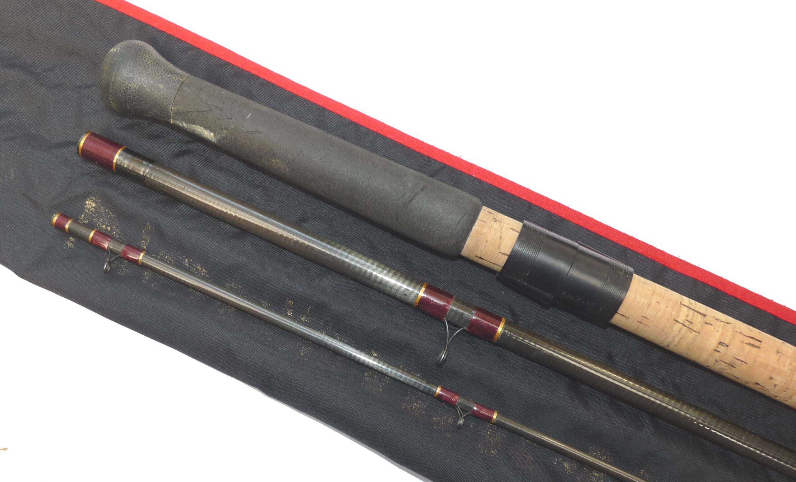 Normark Nova 11’ QuiverTip No2 carbon rod 3-piece with spliced end carbon tip - Image 3
