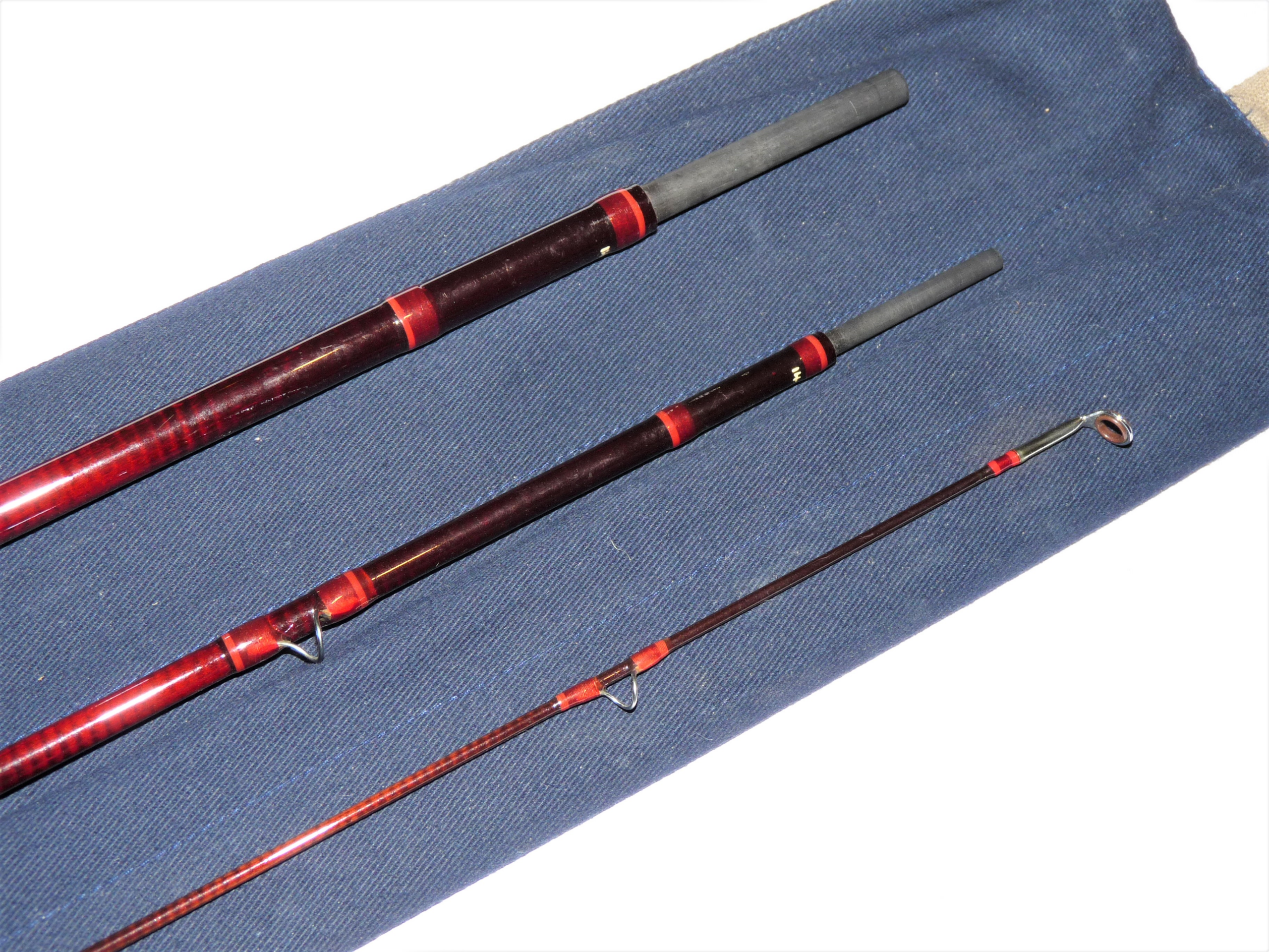 Hardy Graphite De Luxe 11' 3 piece line #7 fly rod & makers bag - Image 4